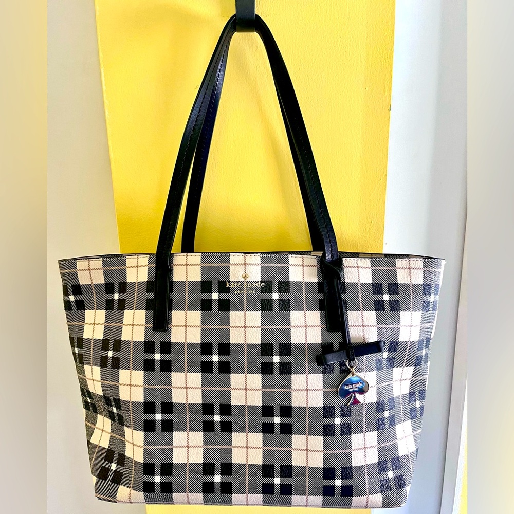 ♠️ Kate Spade Hawthorne Lane Plaid Ryan Tote